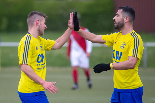 Dudek und Bali konnten sich heute über je drei Treffer und einen 7:1-Sieg freuen (Foto: 1. FC Solingen Media Team)