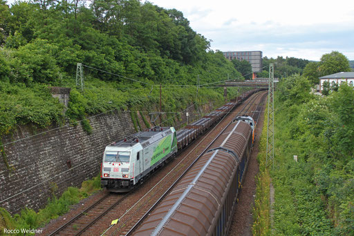 185 389 mit GM 98809 Kehl - Ehrang Nord (Sdl.Halbzeug aus Eisen), Saarbrücken 24.06.2013