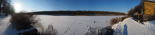 Berlin, Schlachtensee, 13.3.2013 , Panoramafoto