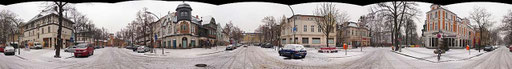 Berlin. Lichterfelde-West, 23.12.2012, 380 Grad, Panoramafoto
