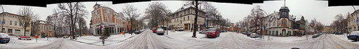 Berlin. Lichterfelde-West, 23.12.2012, 380 Grad, Panoramfoto