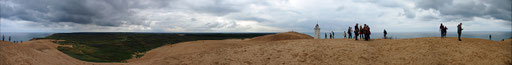 Panorama Rubjerg Knude Fyr, Nordjütland, Dänemark
