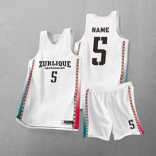 Full sublimation basketball jersey in full colors