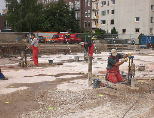 BSNG Betonbohr- & Sägetechnik Neustadt-Glewe - Bohrung Kampfmittel-Tirs