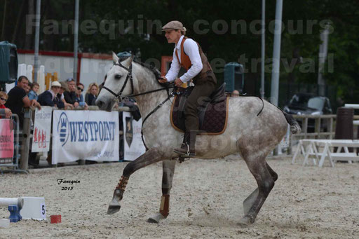 Salon Equitaine de Bordeaux 2015 - Concours d'Equitation de Travail avec chevaux Ibériques - Épreuves de Maniabilités Chronométré - 054