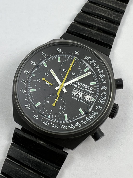 VINTAGE CARRERA GRAND PRIX AUTOMATIK CHRONOGRAPH PVD 70ZIGER JAHRE