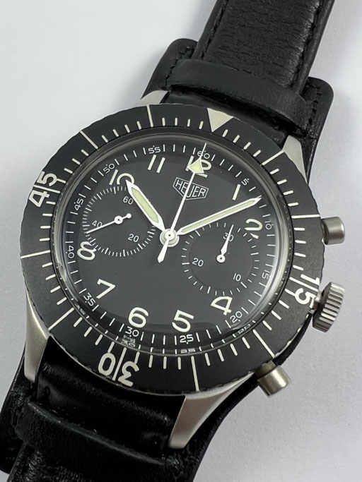 VINTAGE HEUER BUND BUNDESWEHR FLIEGERCHRONOGRAPH SG 1550 FLYBACK VALJOUX 230