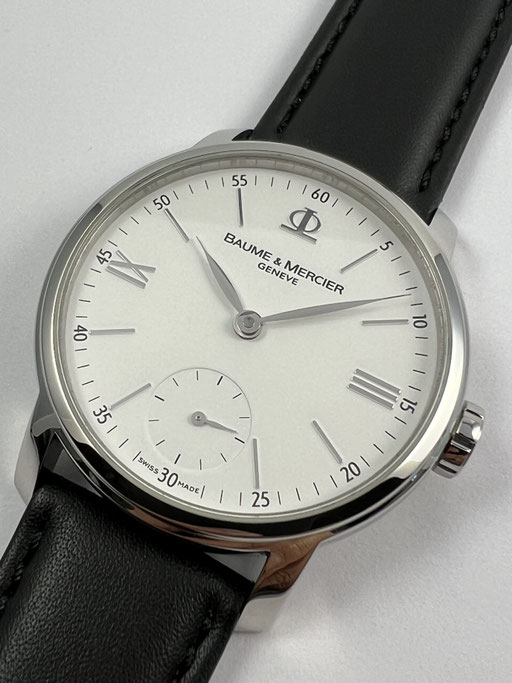 42MM BAUME & MERCIER CLASSIMA REF: 65495 HANDAUZUG GLASBODEN FULL SET AUS 2008