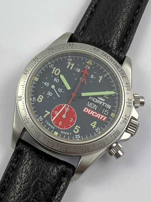 VINTAGE TRITIUM FORTIS DUCATI 602.22.142 COSMONAUTS SONDERMODELL LIMITIERT LEMANIA 5100