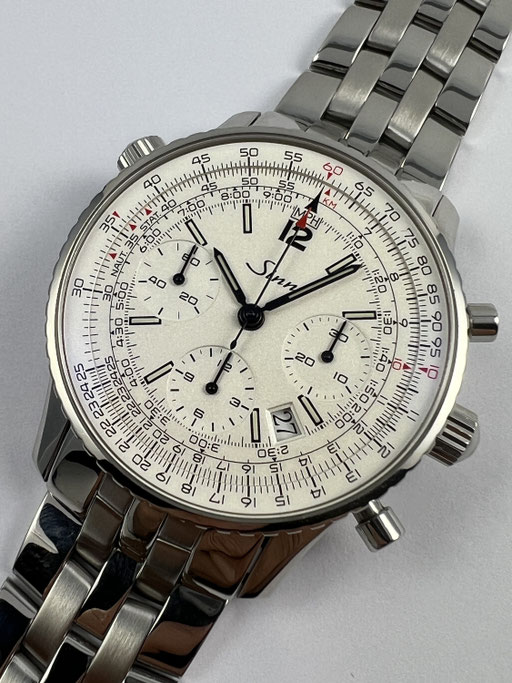 SINN 903 ST SILBER AUTOMATIK CHRONOGRAPH FULL SET VON 2008