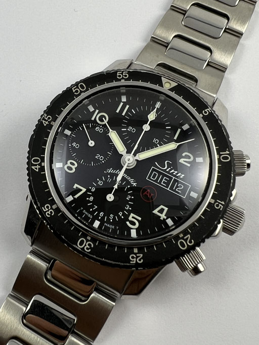 VINTAGE SINN 103 ST SA AR T-SWISS-T FLIEGER CHRONOGRAPH VON 1997 