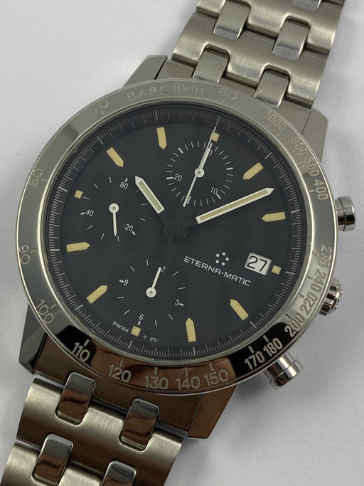 ETERNA VINTAGE KONTIKI TRITIUM CHRONOGRAPH 1501/47/41 - 90ZIGER JAHRE