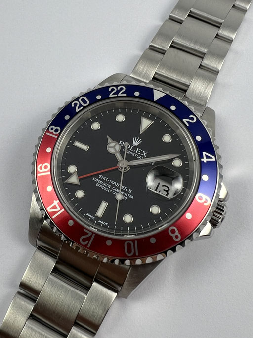 ROLEX VINTAGE GMT-MASTER 2 PEPSI REF: 16710 T BOX & PAPIERE VON 2003