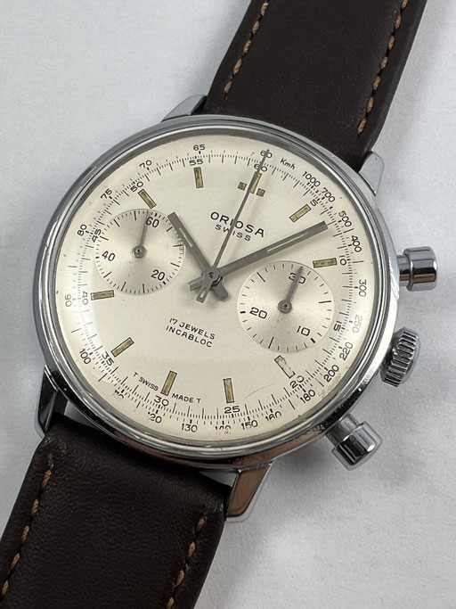   VINTAGE ORIOSA T-SWISS-T CHRONOGRAPH 60ZIGER JAHRE VALJOUX 7733
