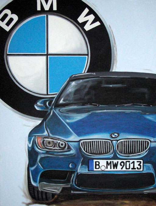 "BMW"/ 2014 / 60 x 80 cm / Acryl auf Leinwand