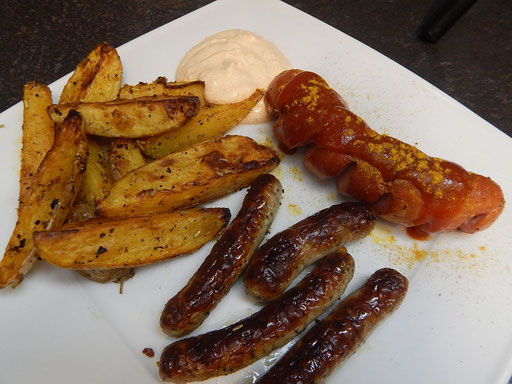 Bratkartoffeln mit Kartoffelecken