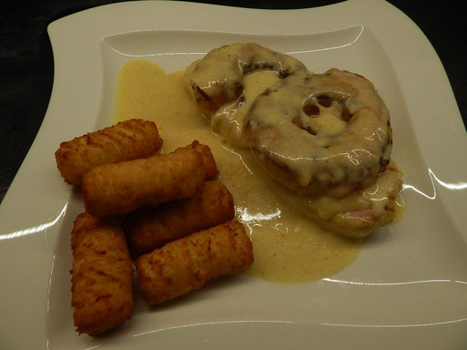 Putenschnitzel Hawaii