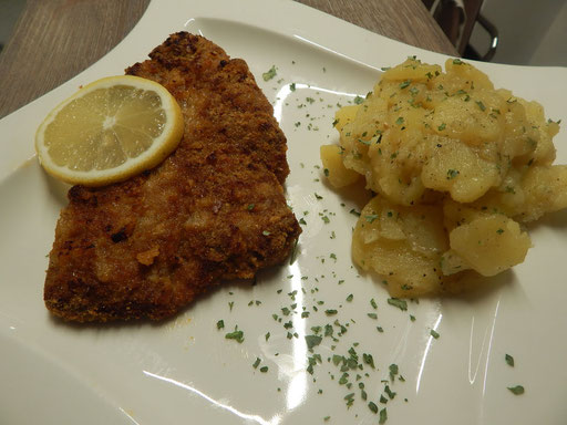 Rindersteaks paniert
