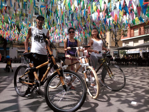 Bamboo Bike Tour at Vila de Gràcia, Barcelona