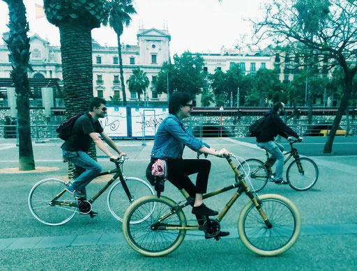 Bamboo Bike Tour at the Port Vell, Barcelona
