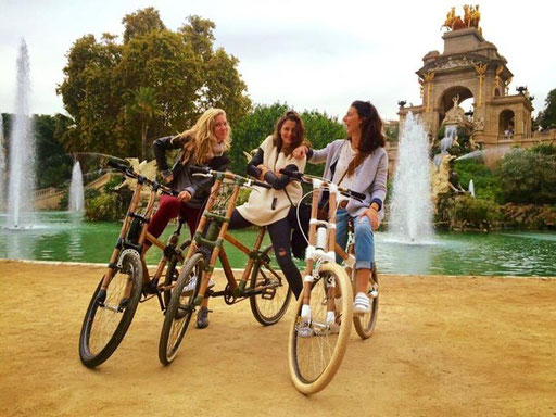 Bamboo Bike Tour at Ciutadella Parc, Barcelona