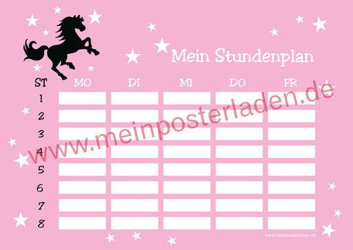 Stundenplan: Wildpferd