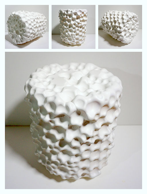 C4HSY40HS30HS20Y18V22308 white cement and marble dust, d26h33cm 2018