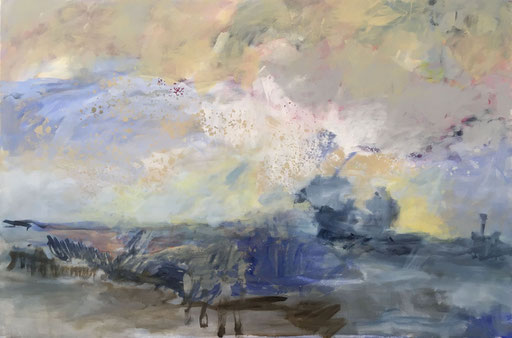 "In motion" Oil on canvas, 80x100 cm