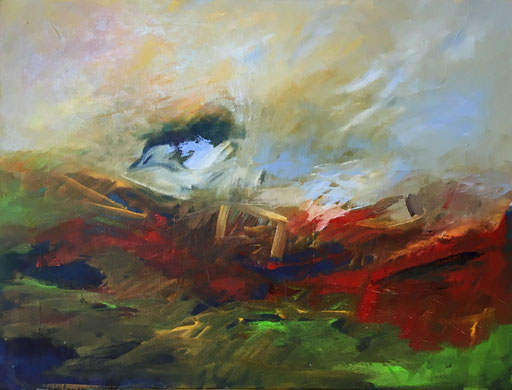 Ohne Titel, Öl auf Leinwand, 60x80 cm
