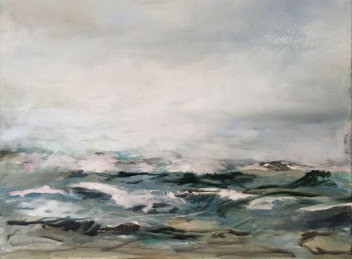 "Off Sylt" Oil on canvas, 60x80 cm