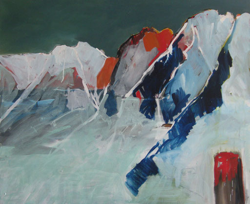 Zermatt,  Acryl auf Leinwand, 100x120 cm