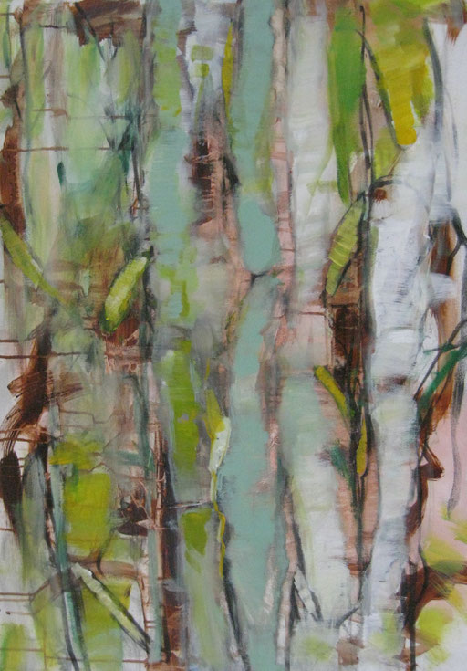 Maisfeld, 100x70. Acryl auf Leinwand