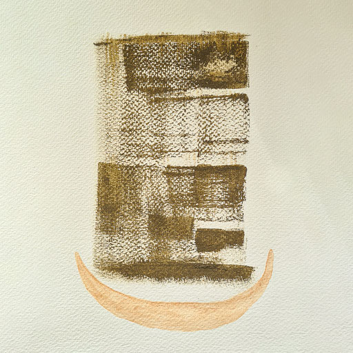 la Gomera, Erdfarben aus Eigenproduktion  Aquarellstudien auf Papier, 2022 Sandra Gygax Fotografie & Kunst