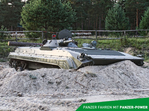 BMP-1 Panzer in Stellung