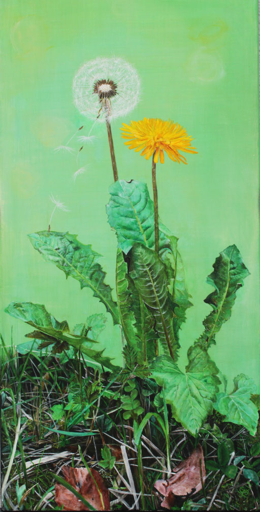 3-er Serie, Bild 2, 20 Tage später: 40x80cm