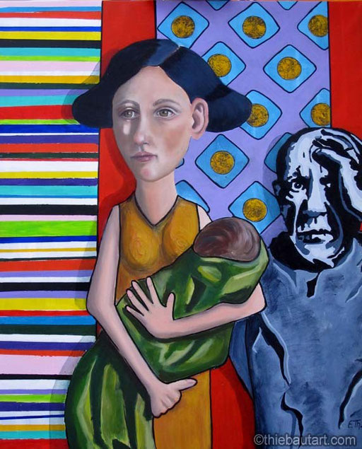 "Encore Un!" Acrylique sur châssis entoilé, 54 x 65 cm 