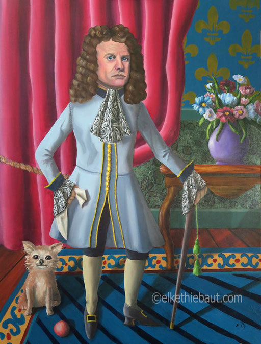 "Le Petit Prince", acrylique et huile sur toile, 60 x 80 cm