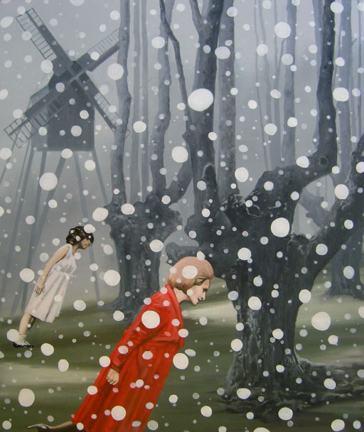 Das Gleichgewicht, 2024, Oil on Canvas, 95 x 80 cm