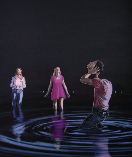 Vorgetäuscht, 2025, Oil on Canvas, 95 x 80 cm