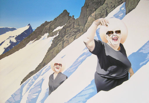 Berggöttinnen, 2010, Oil on Canvas, 110 x 160 cm