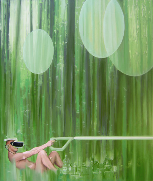 Betäubung, 2023, Oil on Canvas, 95 x 80 cm