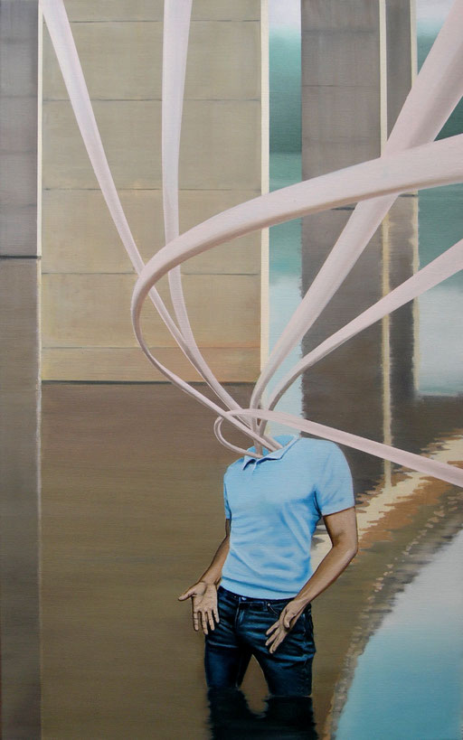 Hingabe, 2023, Oil on Canvas, 80 x 50 cm