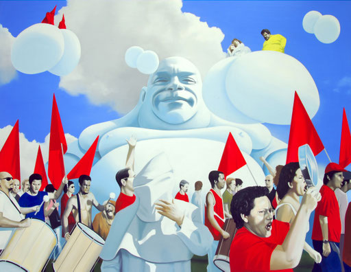 Freikörper, 2009, Oil on Canvas, 140 x 180 cm