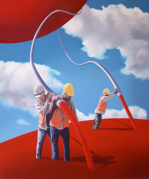 Sowohl als auch, 2017, Oil on Canvas, 120 x 100 cm