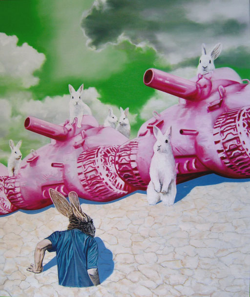 Die Frage danach, 2024, Oil on Canvas, 95 x 80 cm