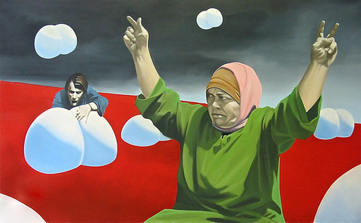 Demo, 2009, Oil on Canvas, 80 x 130 cm