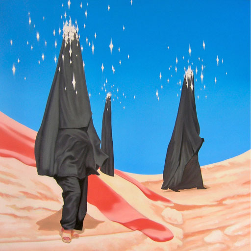 Effekt, 2020, Oil on Canvas, Oil on Canvas, 80 x 80 cm