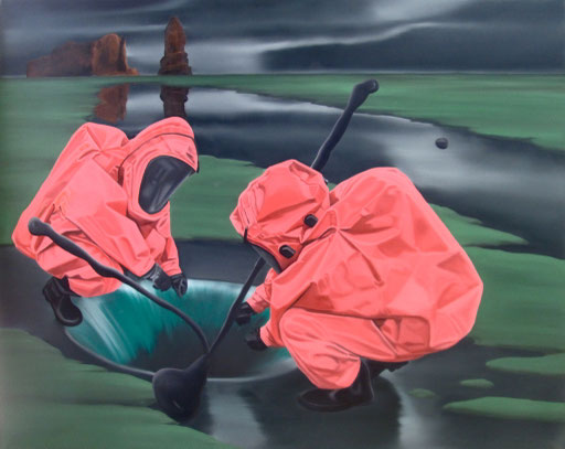 Move, 2016, Oil on Canvas, 80 x 100 cm