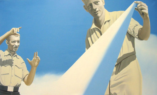 das Maß, 2008, Oil on Canvas, 80 x 130 cm