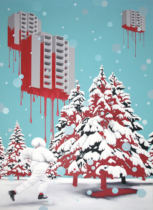 Wintertraum, 2016, Oil on Canvas, 200 x 145 cm